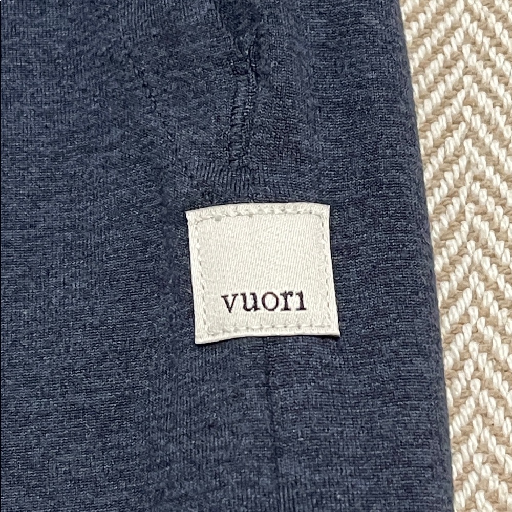 Vuori Halo Essential Cargo Wideleg Pants Midnight Heather Blue Small - Picture 11 of 16